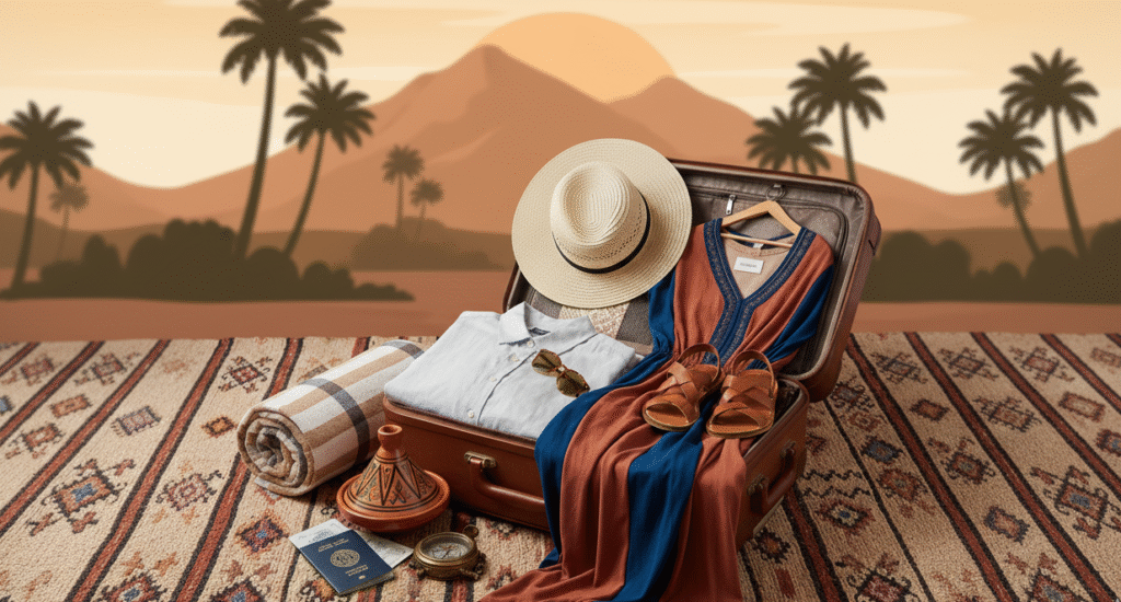 Indispensable pour partir au Maroc : que mettre dans sa valise ?