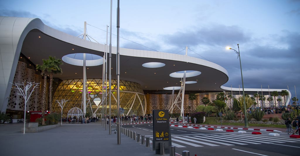 Nouvelle zone de départ de l'aéroport de Marrakech-Ménara