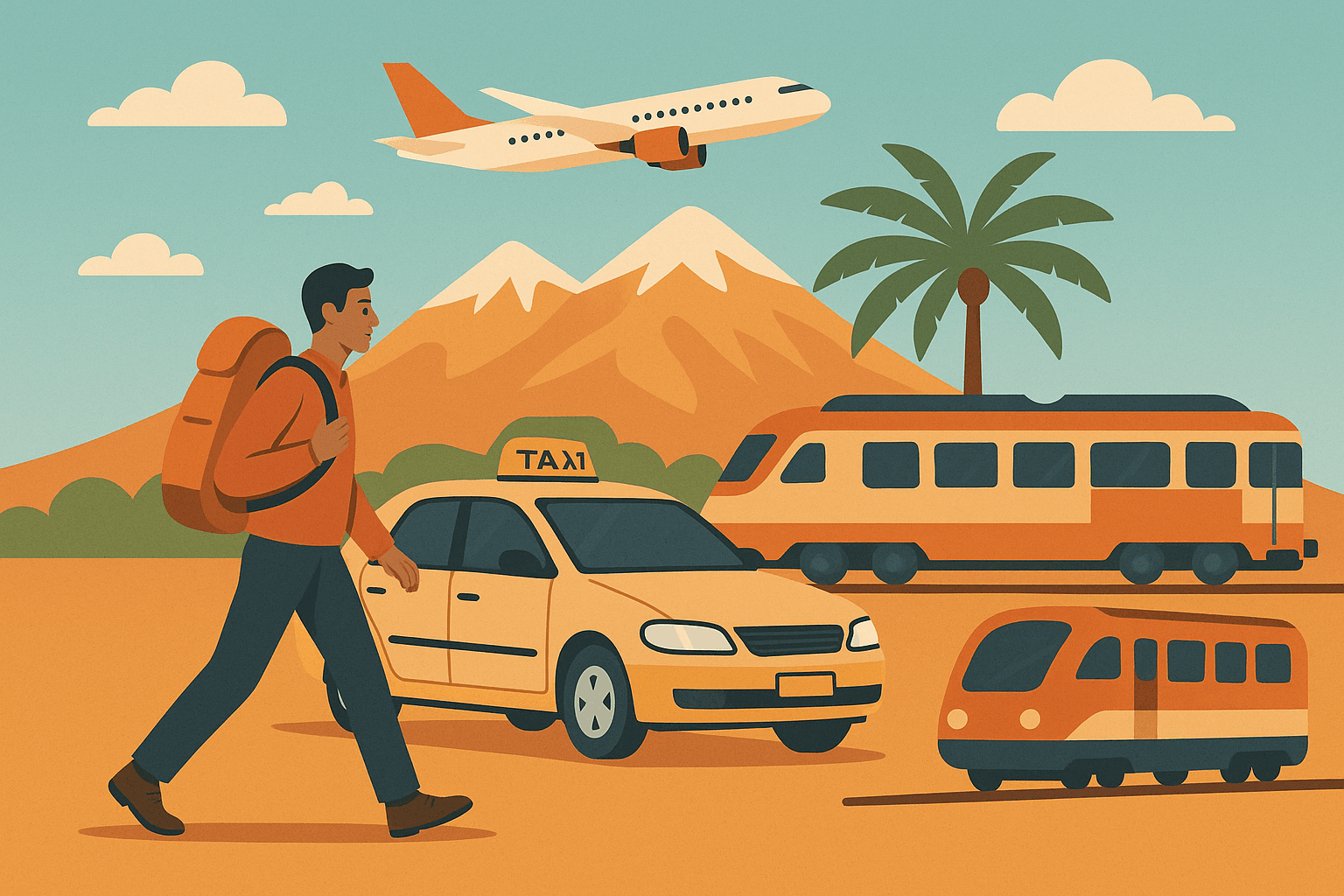 Transfert privé depuis l'aéroport de Marrakech