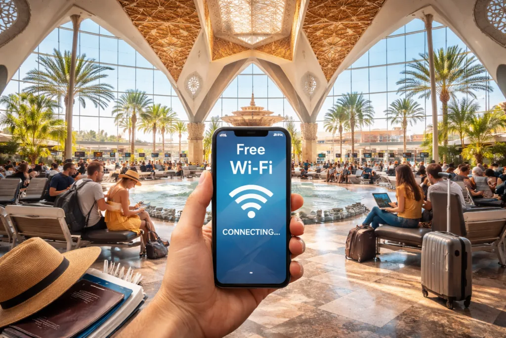 Wi-Fi à l'Aéroport de Marrakech