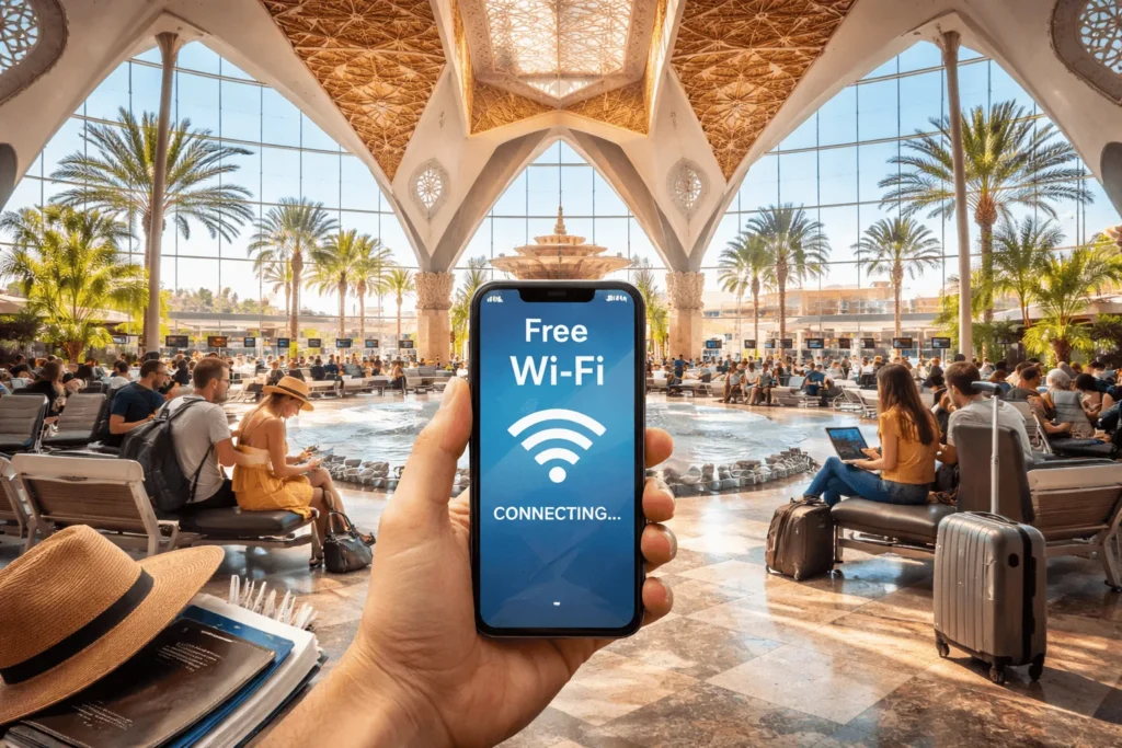 Wi-Fi à l'Aéroport de Marrakech