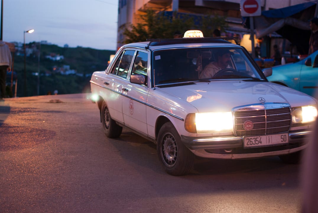 Marokkanisches Grand Taxi, Transfer vom Flughafen