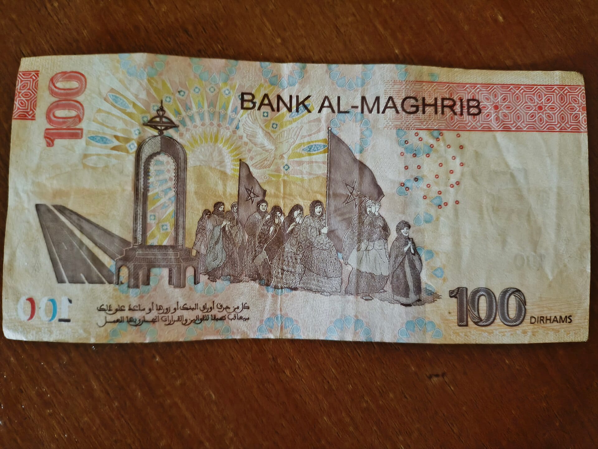 Billetes de dírham marroquí (MAD)