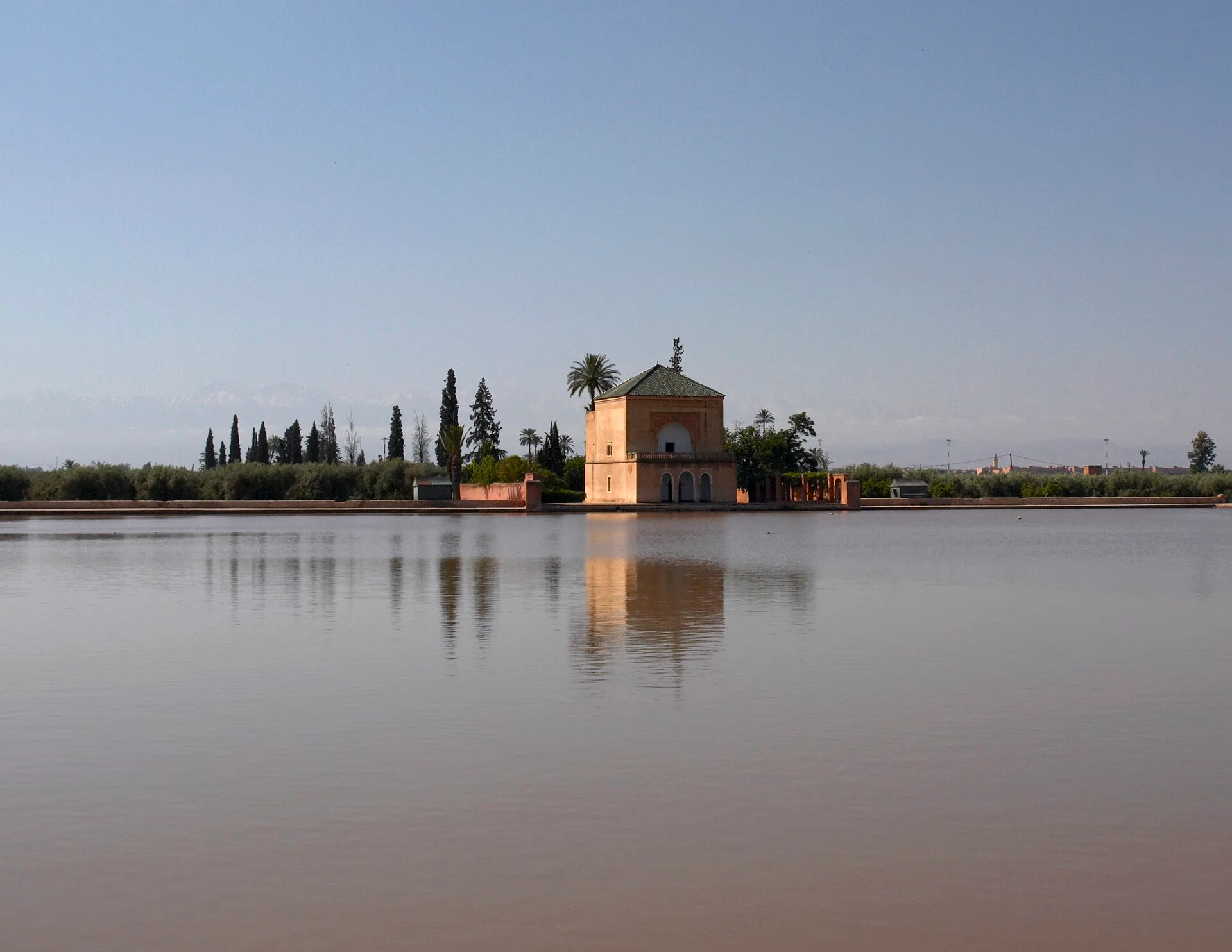 The Menara gardens in Marrakech