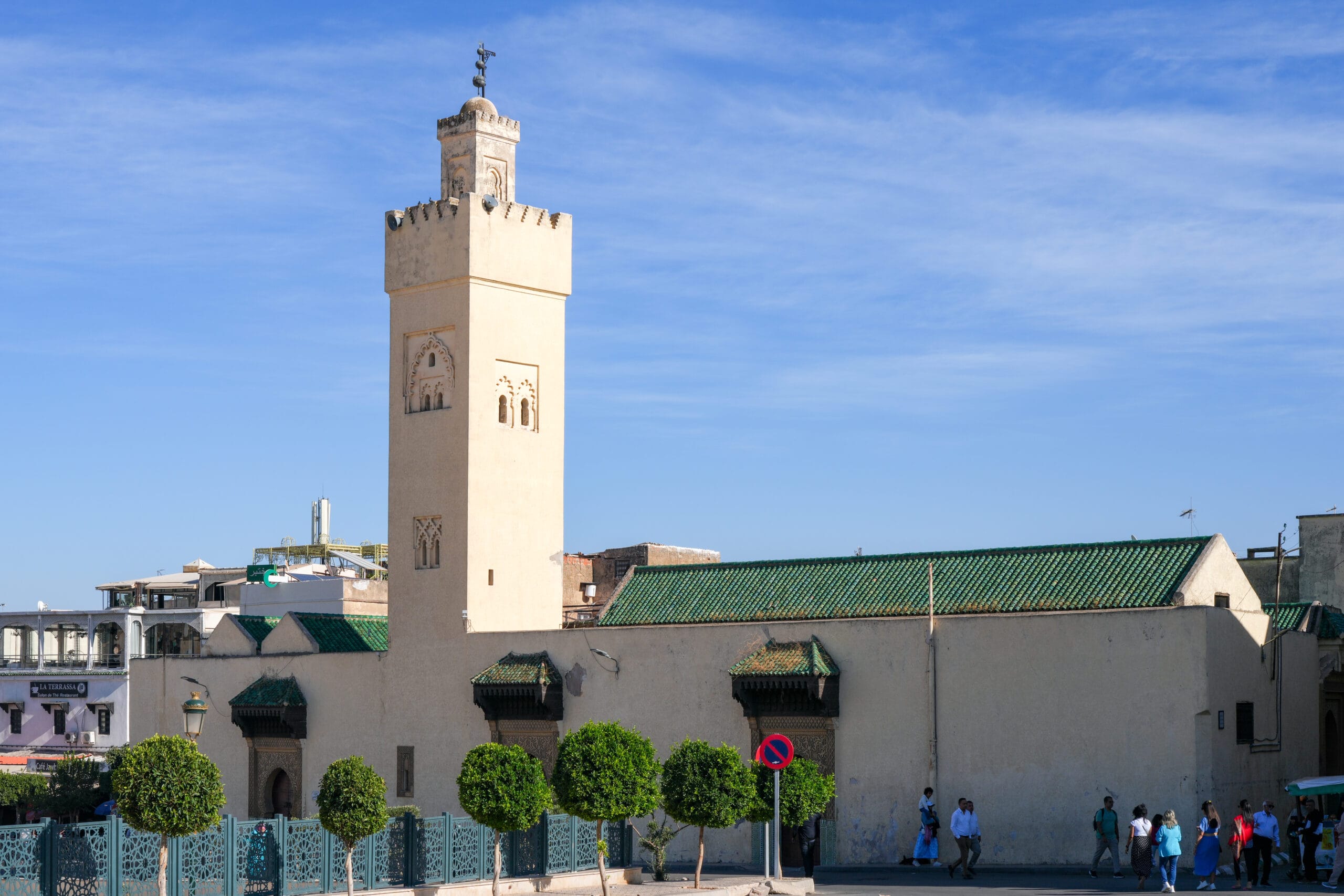 Mosque and minaret in Fez
