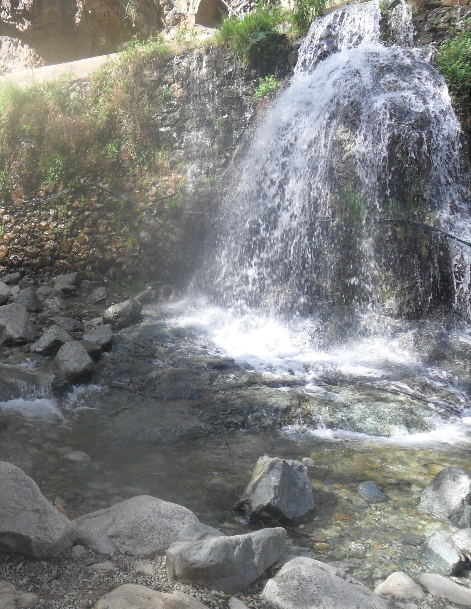 Cascada de Setti Fatma en el valle del Ourika