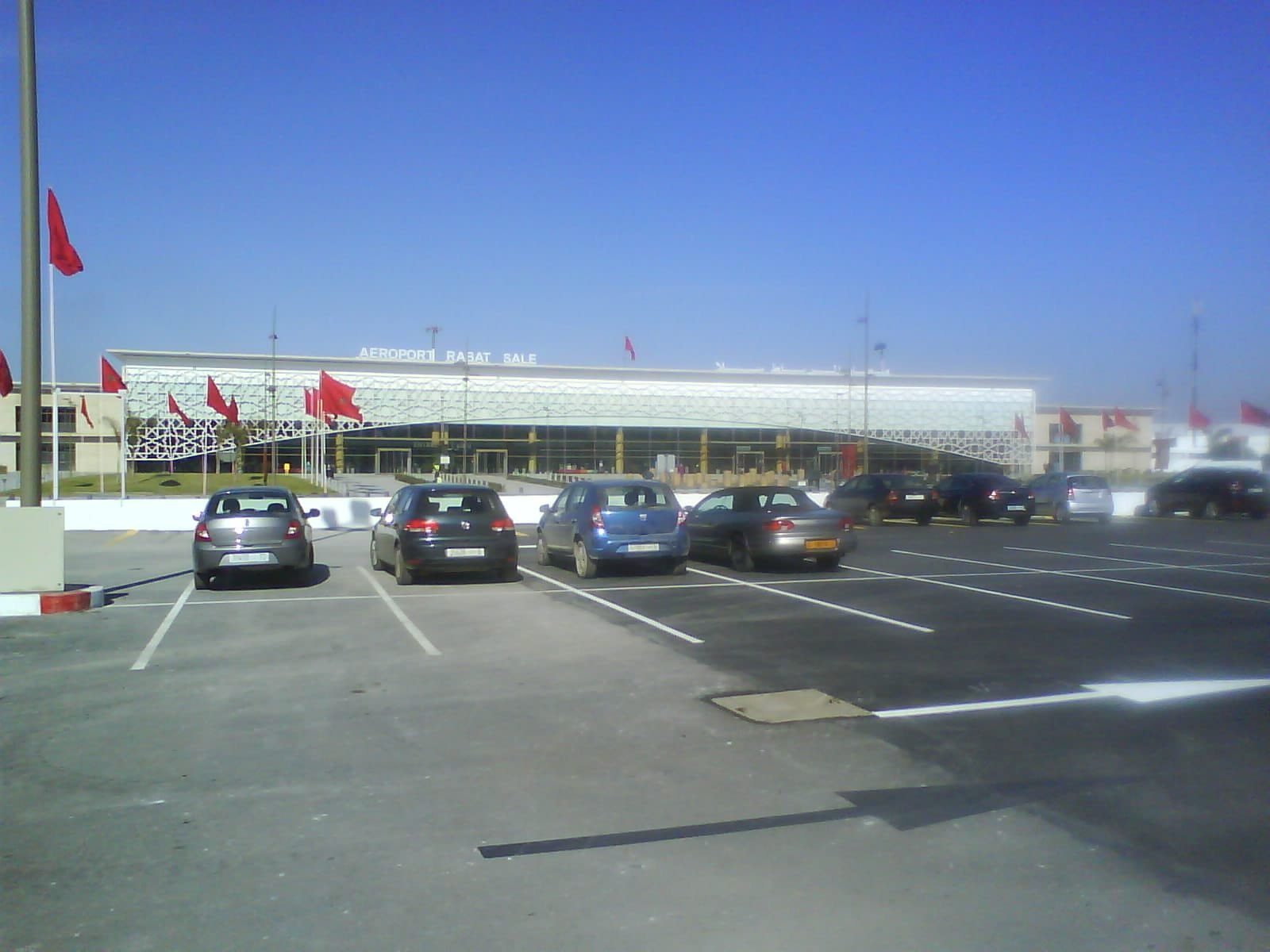 Le terminal de l'aéroport de Rabat-Salé