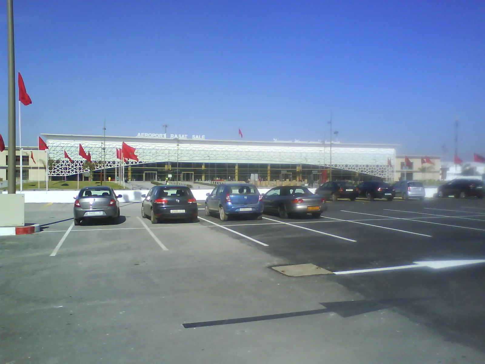 Das Terminal des Flughafens Rabat-Salé