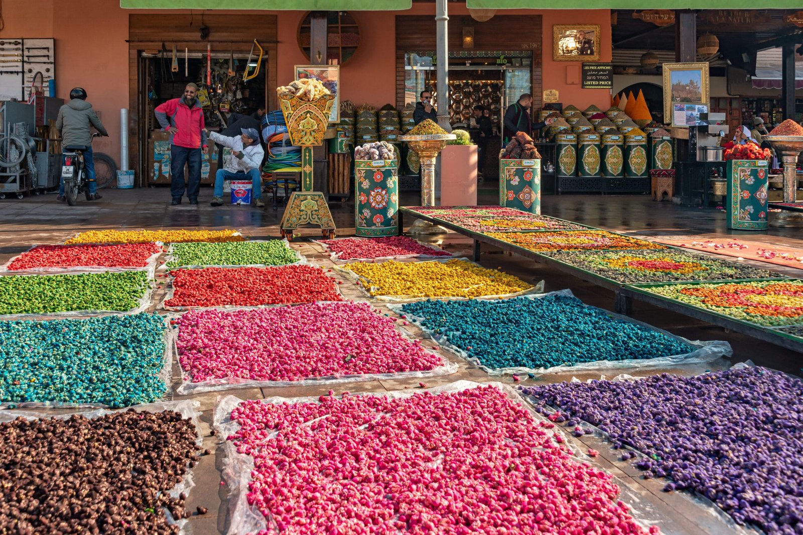 La place des Ferblantiers près du Mellah de Marrakech