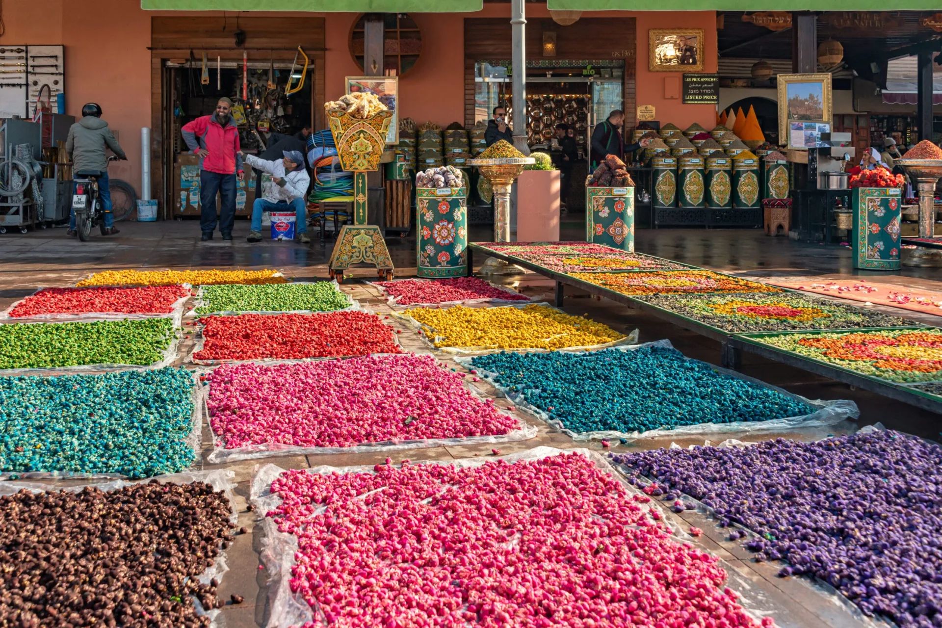 The Place des Ferblantiers near the Mellah of Marrakech