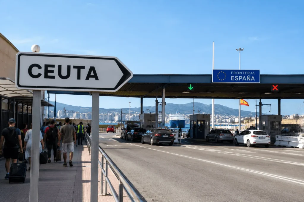 Frontière de Ceuta et voyageurs concernés