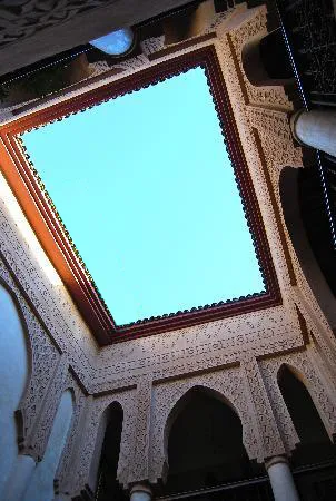 Cour intérieure d'un riad à Marrakech