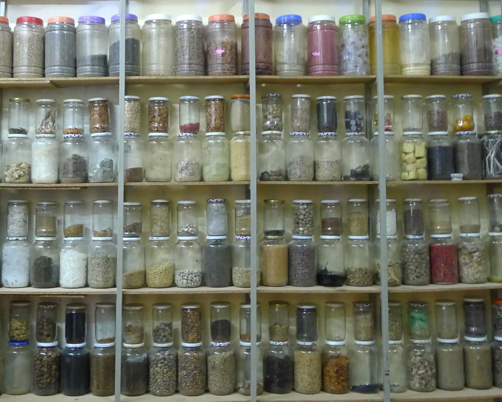 Pharmacy in Morocco with its green cross